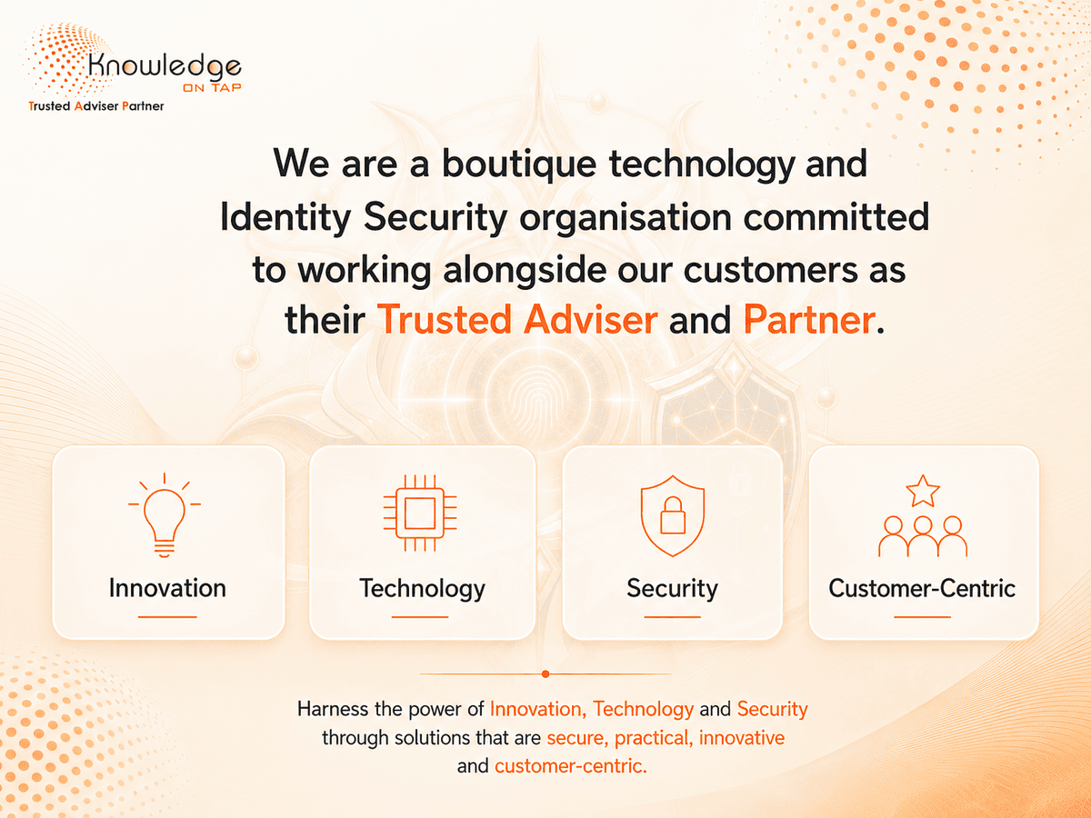 About Knowledge On TAP — your Trusted Adviser and Partner, Source Global, Service Local