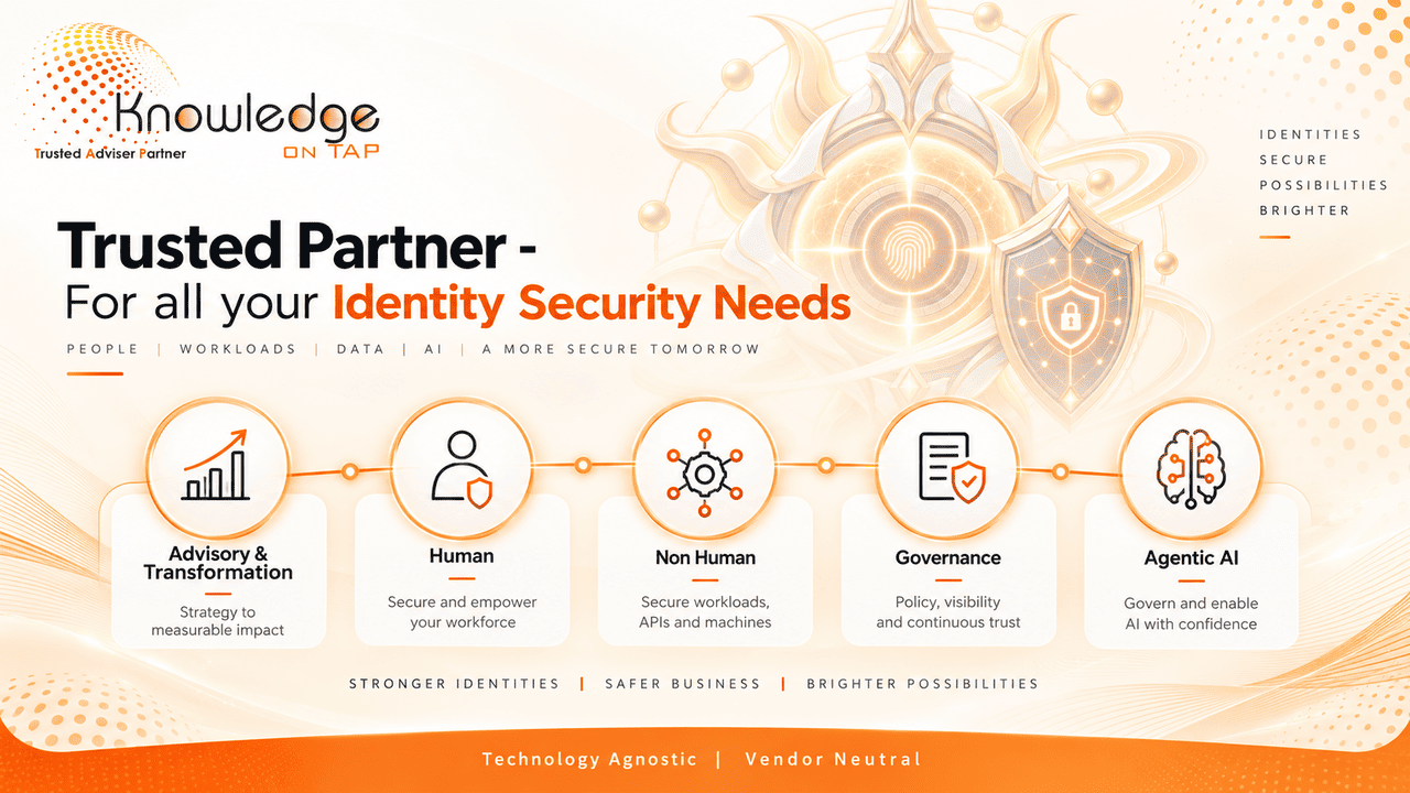 Trusted Partner for all your Identity Security needs — Advisory & Transformation, Human, Non-Human, Governance and Agentic AI
