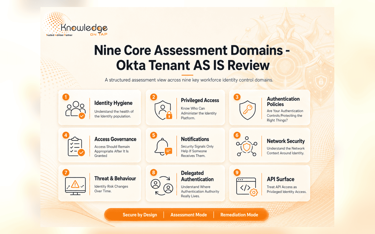 Okta Health Check assessment domains